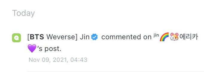 stigmaltr's tweet photo. ¡RESUMEN DEL DÍA DE LO QUE PASÓ CON @BTS_twt AQUÍ! ↓↓

- #JIN en Weverse.🌟
- Actualización de Hyundai x BTS.
- Actualización de FILA x BTS. (#SUGA)
- Actualización de Samsung x BTS. https://t.co/3laf23xnLS