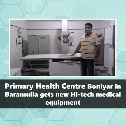 BaramullaLovers's tweet photo. The Primary Health Centre (PHC) Boniyar Uri in Baramulla district has been upgraded with new Hi-tech medical equipment which was the in demand for residents for a long.
#Baramulla #Hospital #Todaymotivation #initiative #Innovation #medical #healthl #development https://t.co/VaZ0AcmqpL