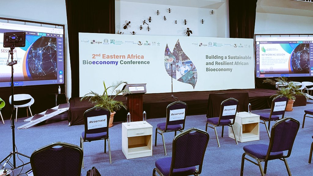 BioeconomyEA's tweet photo. The 2nd edition of the Eastern Africa Bioeconomy Conference 2021 is finally here!

It is a hybrid event with a few invited participants, and a larger audience joining in virtually, via FLOOR.

To join live: https://t.co/P5YZKNXp9f

#2ndEABioeconomyConference https://t.co/l0rJxuqaQ8