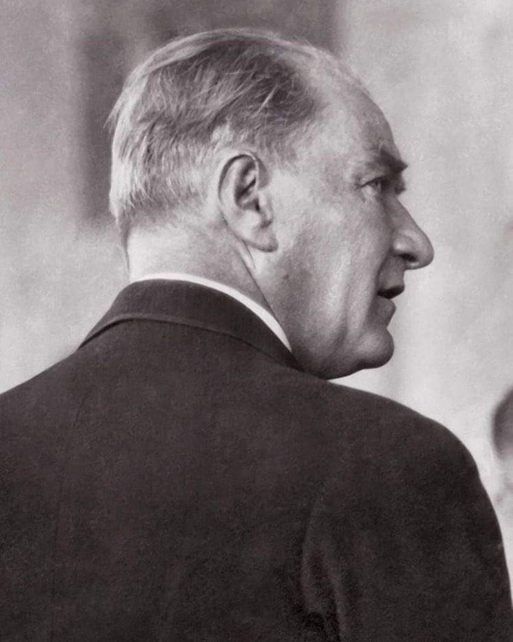 Gene başlarda oturmuş, gene göklerde başı;
Yıldırımlar gene bir eski silâh arkadaşı.
Ölümün bitmeyen ufkunda yatarken gene sağ;
Bir avuç toprak olurken gene yüksek, gene dağ.
Gene bir memleketin satveti bir tek emeli.
Koca bir yurdu tutarken gene sapsağlam eli. #10kasim1938