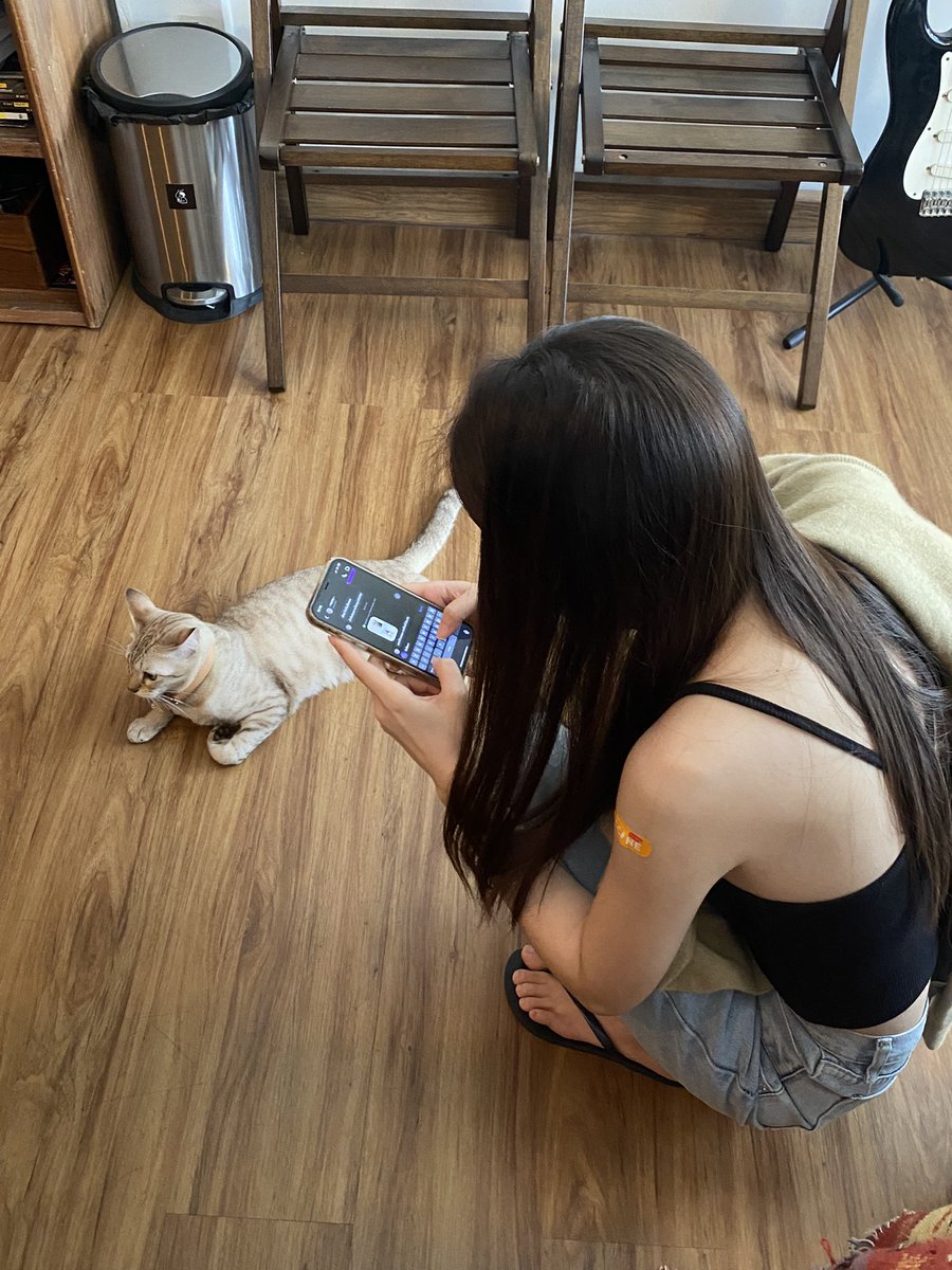 phyunxx's tweet photo. ผลพลอยได้จากการฉีดวัคซีนวันนี้___🍂🐱 #รีวิวคาเฟ่ https://t.co/YBUIMEI6jA