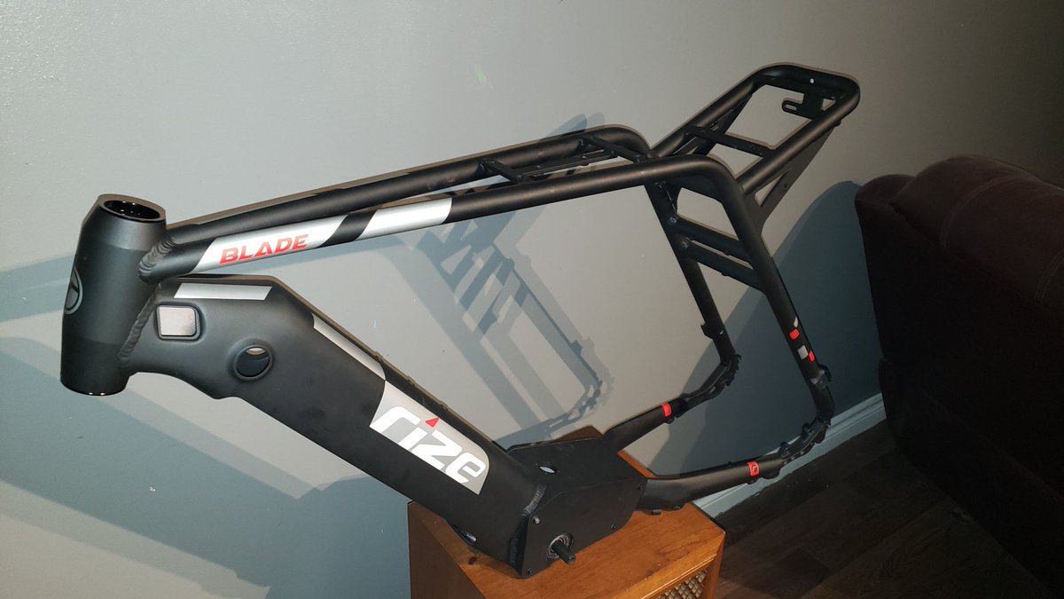 OnRsc's tweet photo. NEW Rize Bikes Blade frame looks like it came from another galaxy. Well in that case, Beam me up Ray Ray! Check out my video on the new Blade and previous Blades. https://t.co/95Hhdo8b8P