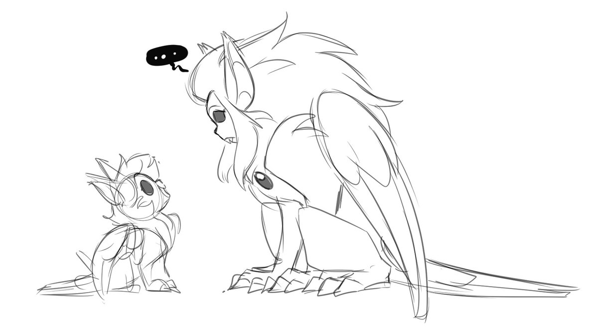I had an Au where Camila and Eda were Luz's biological mothers and that she inherited the owl's curse. Sadly laziness is my biggest vice and I never advanced much more than a few sketches and then came the Raeda and now it perishes in the shadows, obviously.