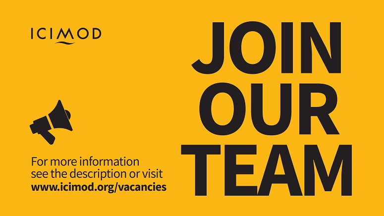 icimod's tweet photo. [VACANCY ANNOUNCEMENT]
Join our team! We are looking for passionate team players for the following positions:
1) Programme Associate 
2) Enterprise Resource Planning (ERP) Developer
3) Head Business Development and Resource Mobilisation
For more details 👉 https://t.co/maycdA3lhl https://t.co/FVvrgYCI27