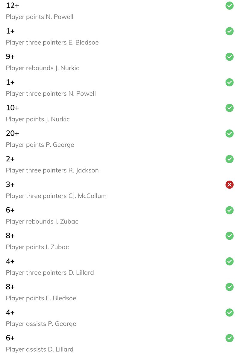 Oh for a few threes by <a href="/CJMcCollum/">CJ McCollum</a> #badbeat <a href="/BarstoolBigCat/">Big Cat</a>