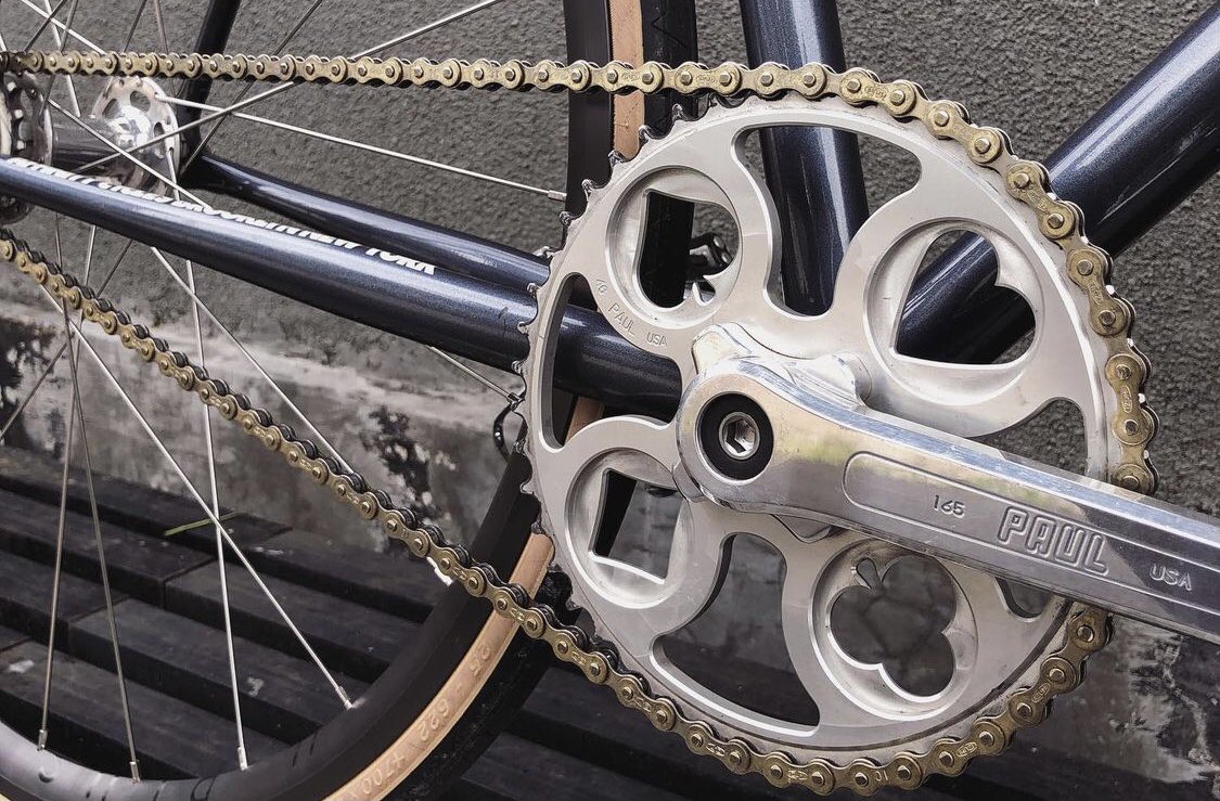 riaanrr1's tweet photo. Edisi pengen ganti. 
WTS crank paul component 46t. Used like new. Atau WTT dengan crank dura ace njs atau sugino 75 njs.
#fnfjb https://t.co/6KDDSjMYQr