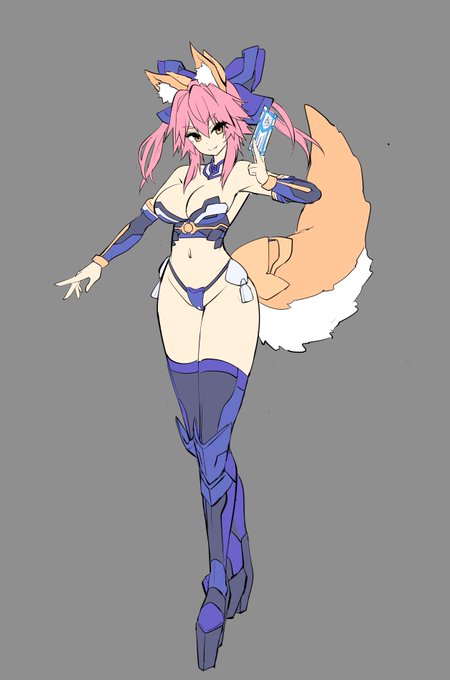 アーマードキャス狐は装甲のデザインを1からやり直してるので全然だけど、素体は大体こんな感じ。 