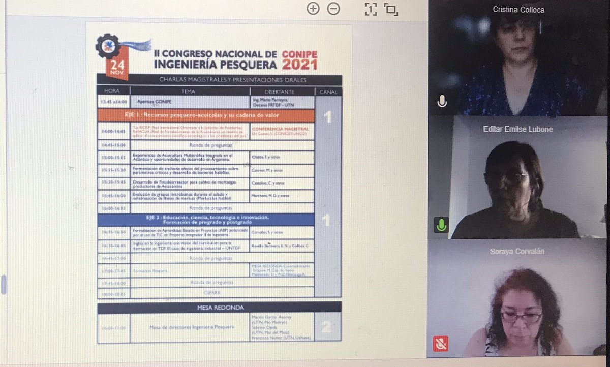Presentación Oral <a href="/UtnUshuaia/">UTN- Ushuaia</a>  <a href="/SorayaCorvalan/">Soraya Corvalan</a> #CONIPE 2021 conipe.net