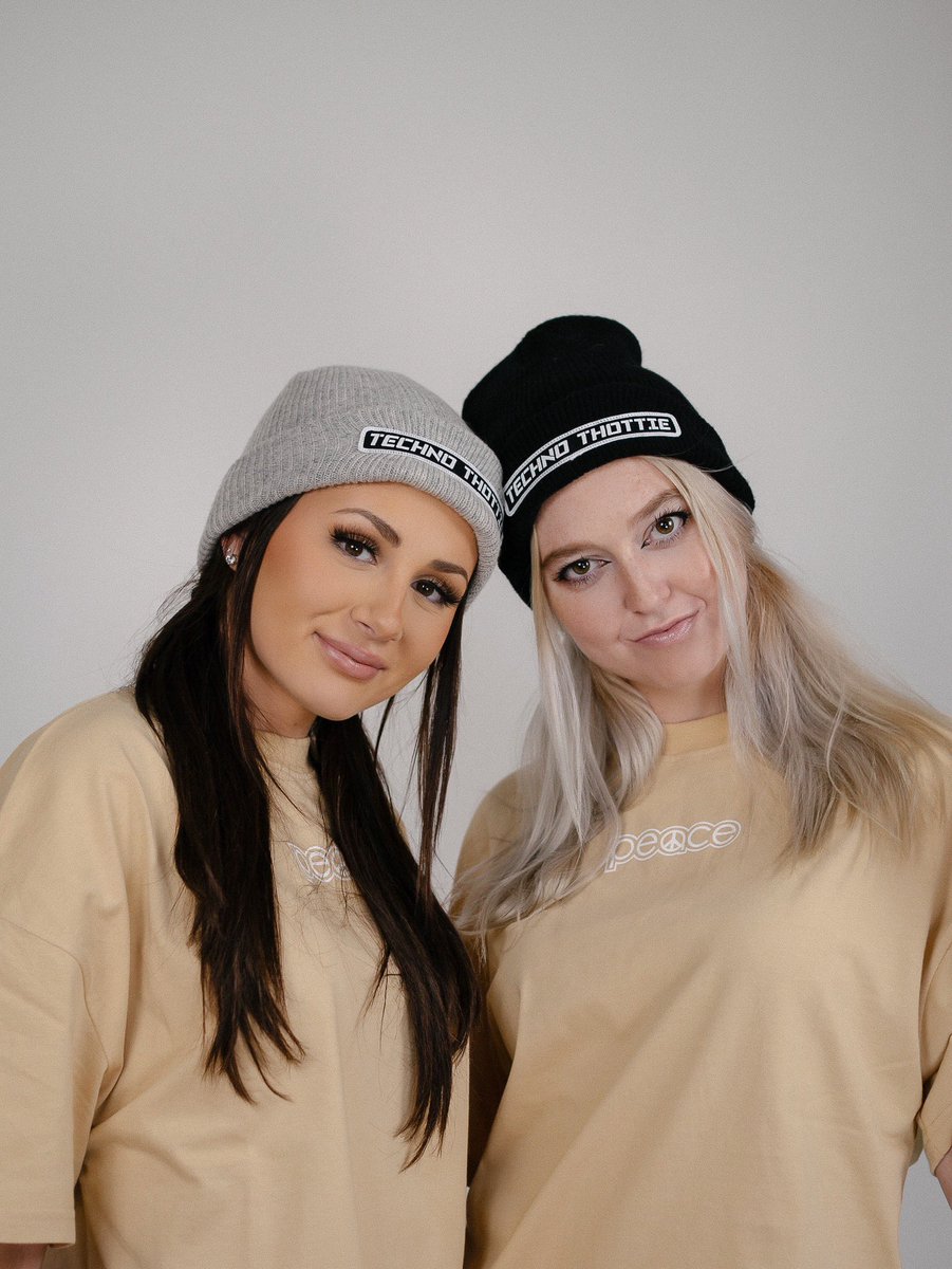 beanie season is officially here! our “techno thottie” beanies are made with 100% merino wool— cozy af, that is all.

peacemafia.shop