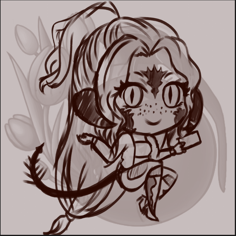 PaperDraws's tweet photo. Decided to go back to my original chibi style with my FFXIV character! She's so beautiful and I love her so much 🥺 https://t.co/Yp4LIybYEk