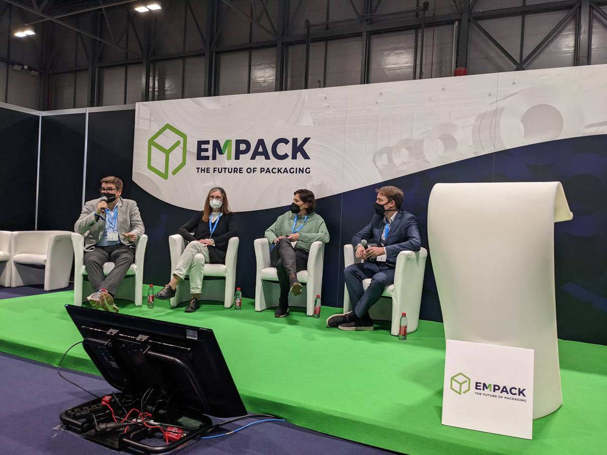 Hoy hemos presentado en @EmpackIberia 'The Pack Finder: el primer marketplace de envases personizable' y debstido con Josep Casas (@naturitas_es) y @merchanAREAS (@Areas_ES) los retos del sector.

Iniciativa de @3dclickclick con el soporte de @packcluster. thepackfinder.com