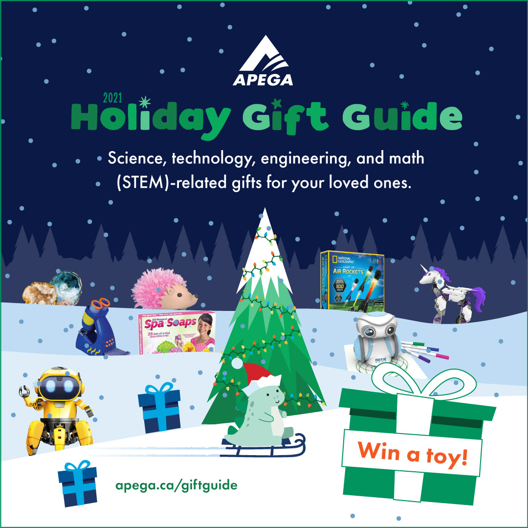 familyfunyeg's tweet photo. Today is your last day to ENTER TO WIN one of the 50 unique toys in the @APEGA_AB Holiday Gift Guide! Take the guesswork out of gift giving with this collection of STEM based toys the kids are sure to love playing with and exploring this holiday season!

https://t.co/yAYqdy1P1W https://t.co/DdakiInv4D