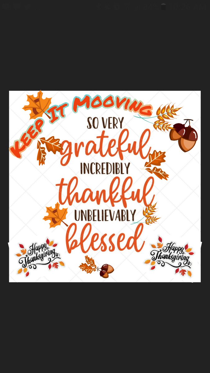 KeepOnMooving's tweet photo. Happy Thanksgiving! I'm so committed to giving back by becoming a Certified Fitness Trainer for the Elderly. What RU thankful for &amp; how do U give back? Tis the season of giving! Please visit my Go Fund Me Page. https://t.co/sDF0UupqUv
Thank you❤
#HappyThanksgiving #Keeponmooving https://t.co/wCuqxOoED9