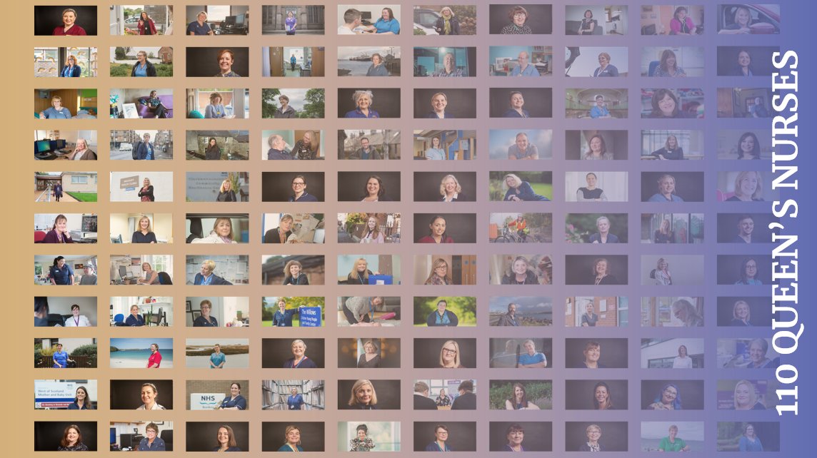 And this is a very special year indeed. Tonight, we celebrate over 100 modern Queen’s Nurses in Scotland. In fact, we now have 110 #ExtraordinaryQNs working as changemakers in Scotland’s communities. They're all there, how many can you spot?
