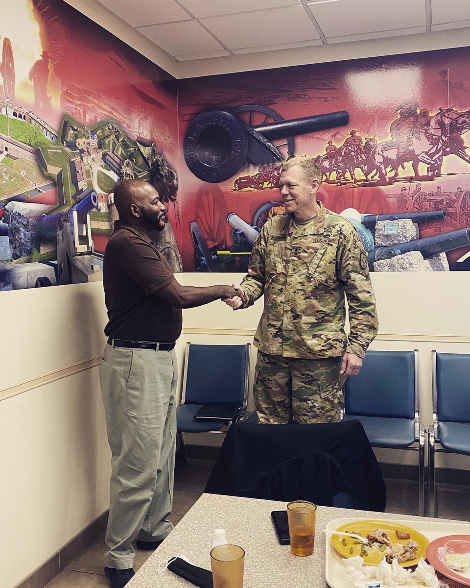We had the pleasure of presenting a coin on behalf of LTG Gervais to Mr Charles Brown (Safety Officer) for achieving excellence! He is a member of a cohesive team that understands how important safety is. He remains an engaged leader because leadership is a contact sport!