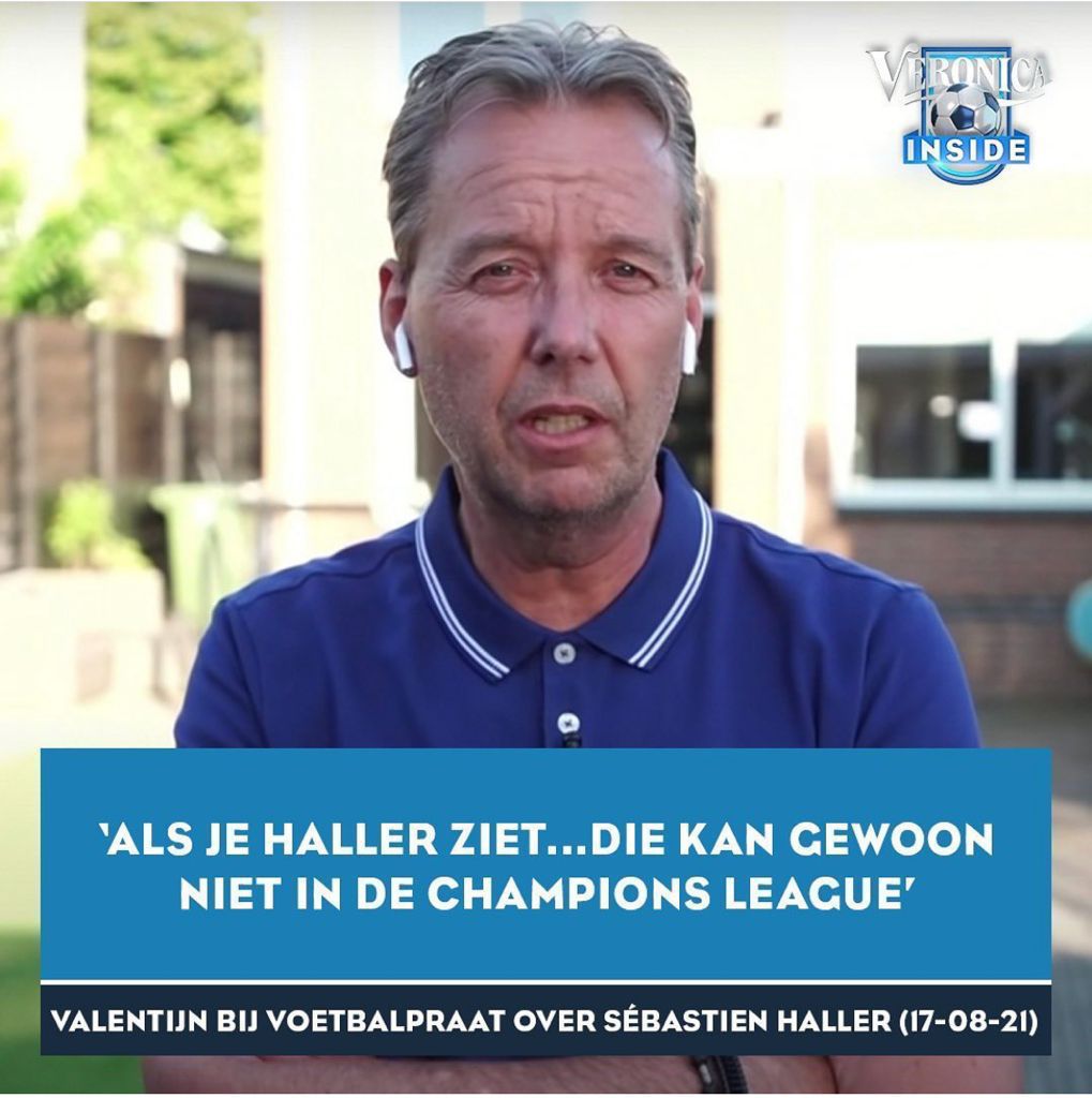 Hij blijft leuk. Bij elke goal van Haller. #besAJA