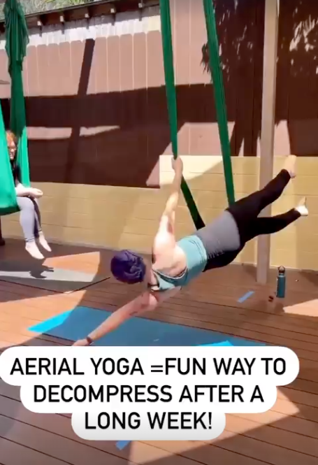HustleRemotely's tweet photo. ICYMI: On Megan's IG takeover, she showed us her meditation space &amp; work setup, gave us a lesson on the @swopbehindbars project, answered ?s about the 🍅 technique &amp; ended her day w/aerial yoga🧘‍♀️

Check it out under our IG story highlights!

#HustleRemotely #WFH #WorkFromAnywhere https://t.co/c7Sh0cRJcI