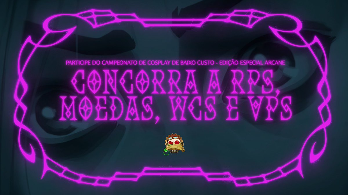 LoLegendsBR's tweet photo. É hora de mostrar como você seria em #Arcane!  

Participe do Campeonato de Cosplay de Baixo Custo organizado pela @ppa_lol, as inscrições vão até o dia 30 de novembro! 🦆

➡Inscreva-se e saiba mais em: https://t.co/Dgmoupp6Gk https://t.co/rzvpYCkY9i