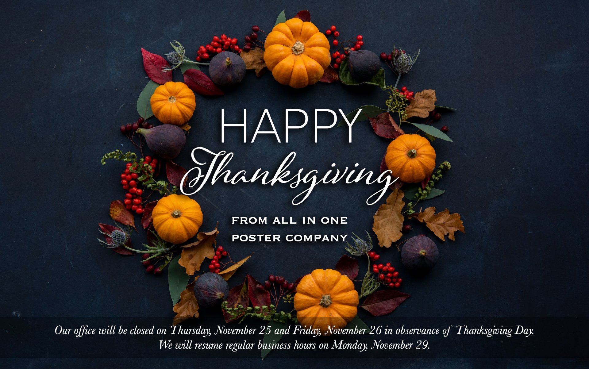 Thanksgiving Day- Office Closed