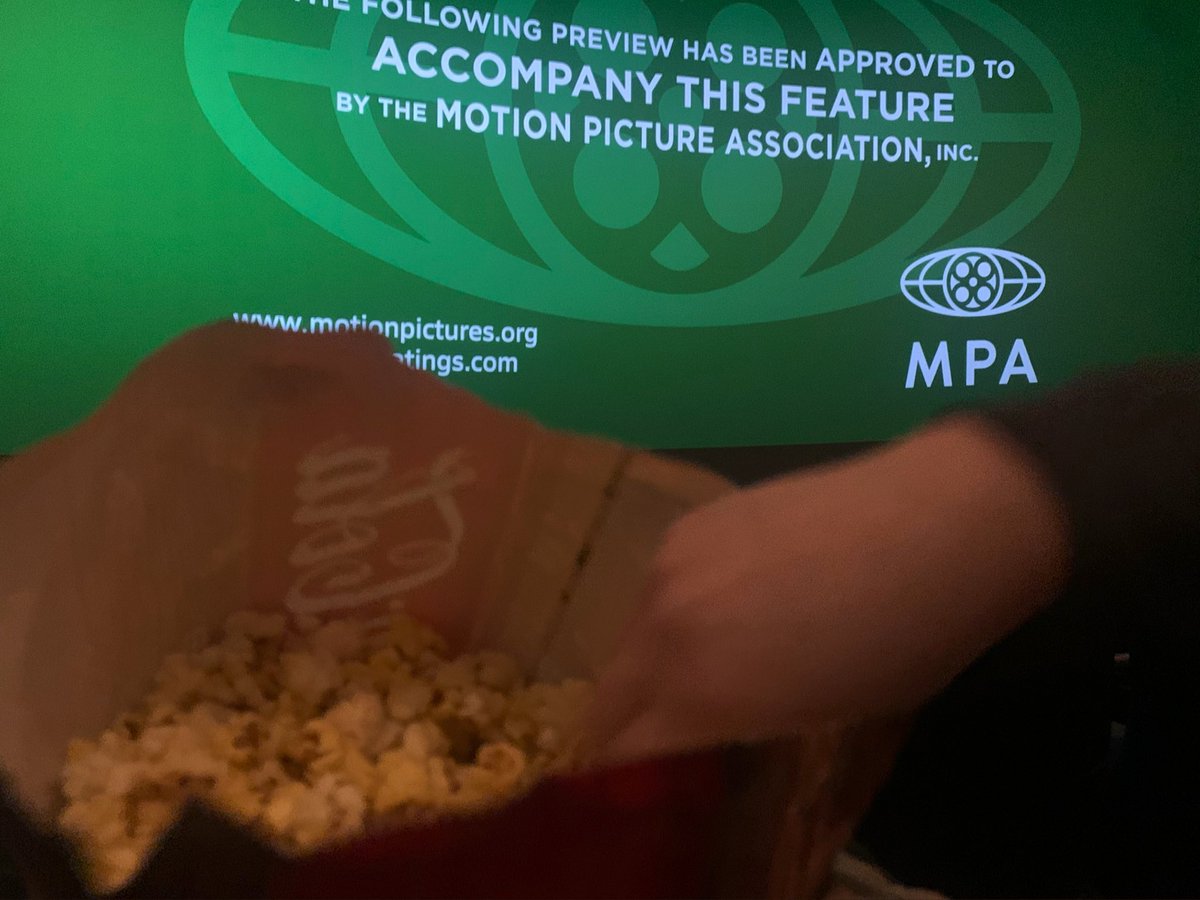 IAmRyanLaCosse's tweet photo. Thank you @CEOAdam and @AMCTheatres for the free popcorn and IMAX experience in Peoria! #Ghostbusters #Afterlife $AMC  #ILikeThePopcorn #BroSoHard https://t.co/MEgnsina18