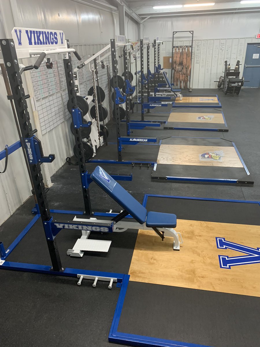 New racks!  New Attitude!
Champions Behave like Champions Before they are Champions!
Let’s Get It!