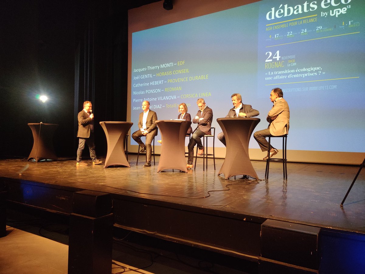 À cette occasion, présentation de la commission"Entreprises durables" ♻️ de l'Upe 13 présidée par <a href="/thzarka/">Thierry Zarka</a>, avec <a href="/JT_MONTI/">Jacques-ThierryMONTI</a>, Joël Gentil, Céline Boyer, @C_HebertAix, Nicolas Ponson, <a href="/pavillanova/">P-Antoine Villanova</a>, <a href="/JeanMichel_Diaz/">Amy Lewis</a>.
