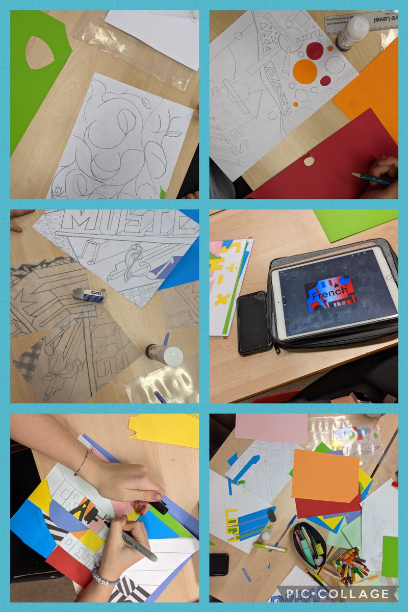 Fun art club tonight where the students are creating artwork for a mural to transform the drab and boring walls in the school. Inspired by <a href="/MoragMyerscough/">morag myerscough</a> and Eloisa Henderson-Figueroa the walls won't be boring for long, quite the opposite! <a href="/Linlithgow_Acad/">Linlithgow Academy</a>