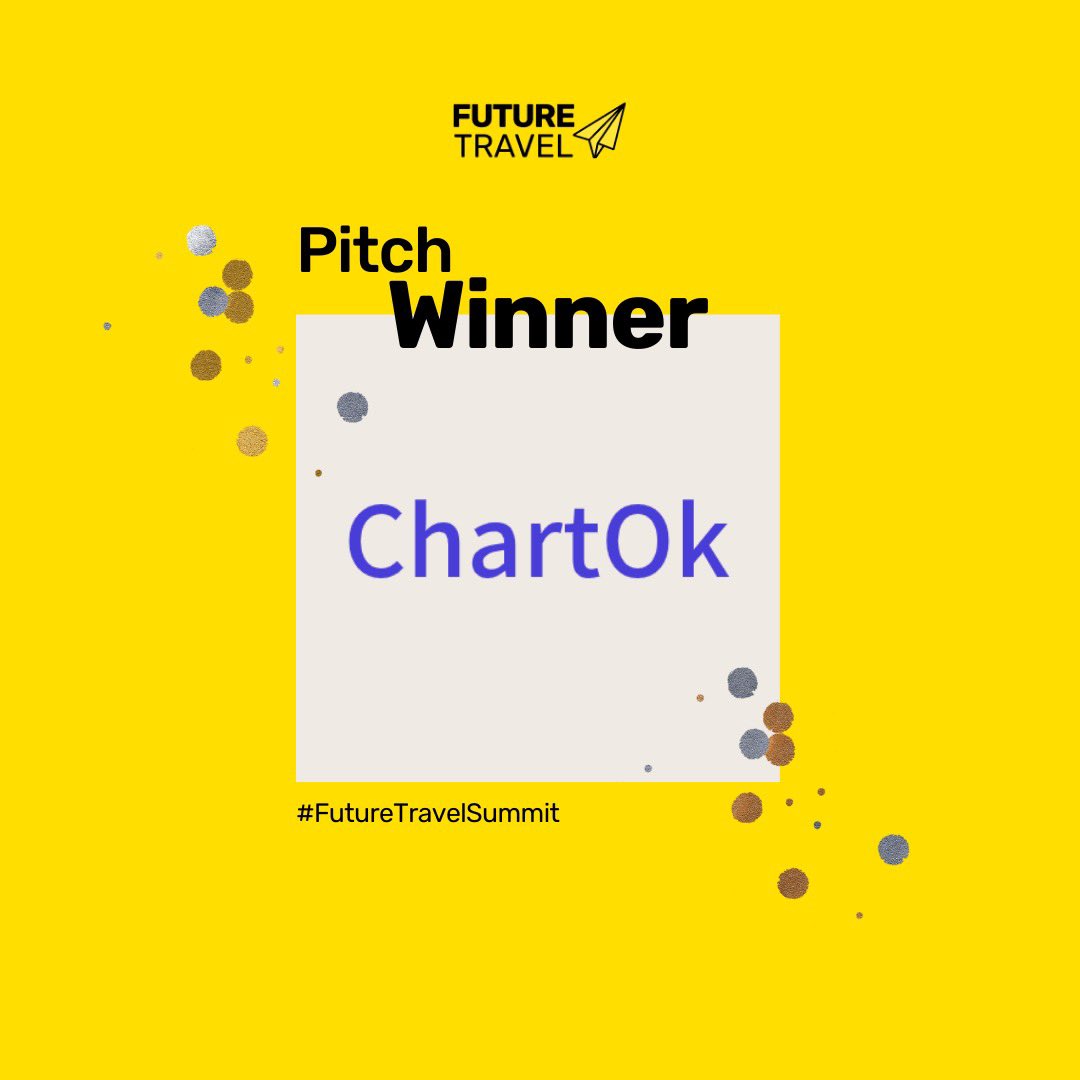 And… we have a winner! 🎉

Congratulations <a href="/chartOk_/">chartok</a> for winning the FutureTravel Pitch Competition! We are curious to see what’s next for your business and to watch your next steps shaping the future of the travel industry 🚀