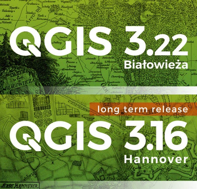 Pacotes para Linux, Windows e Mac dos novos lançamentos pontuais #QGIS 3.22.1 'Białowieża' (próximo LTR) e 3.16.14 'Hannover' (LTR atual) disponíveis no site QGIS.org
Aproveitem!