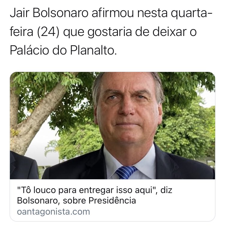 aconteceu
TÔ FECHADO COM BOLSONARO