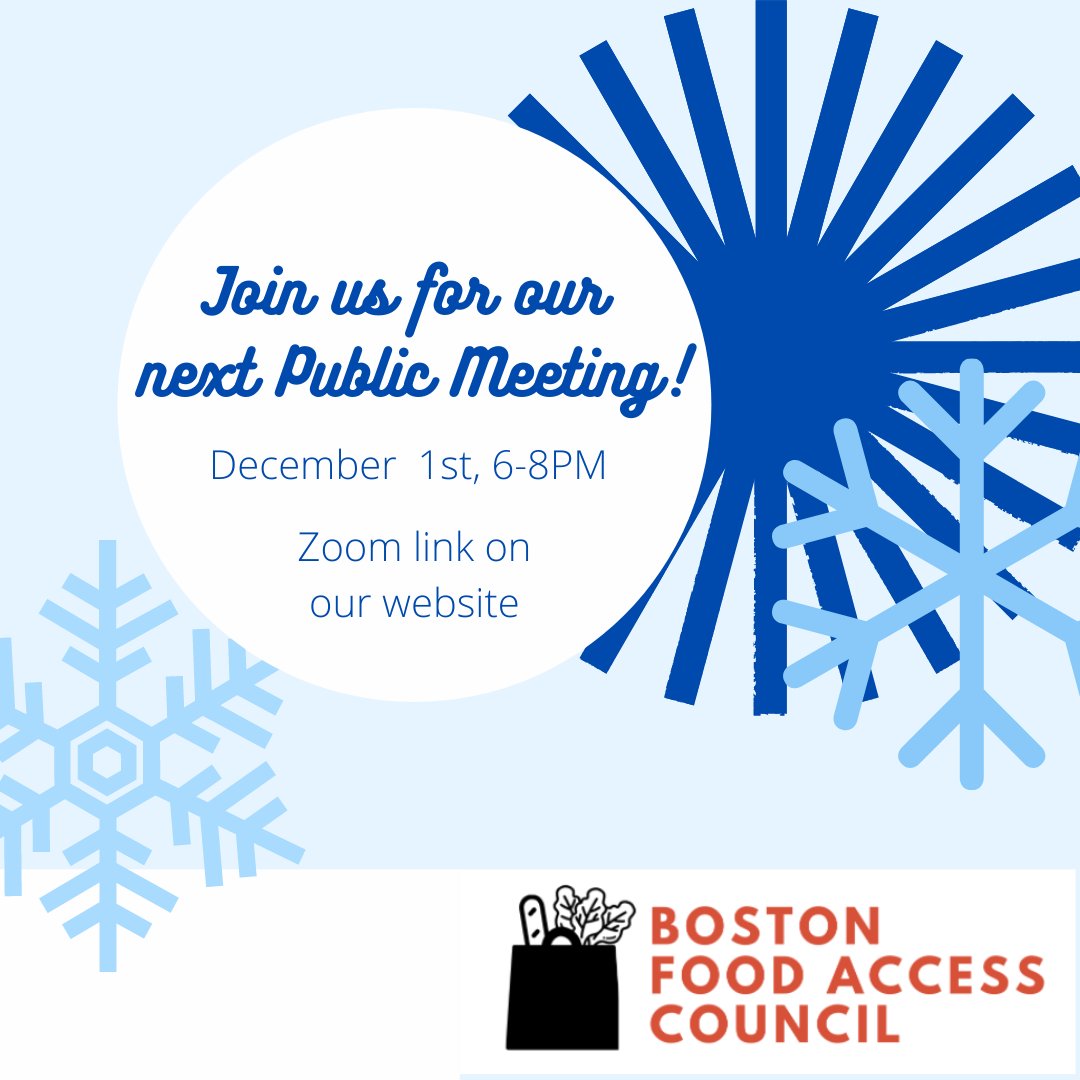 CouncilBoston's tweet image. Join us for our next Public Meeting! We will be electing out new Steering Committee members!