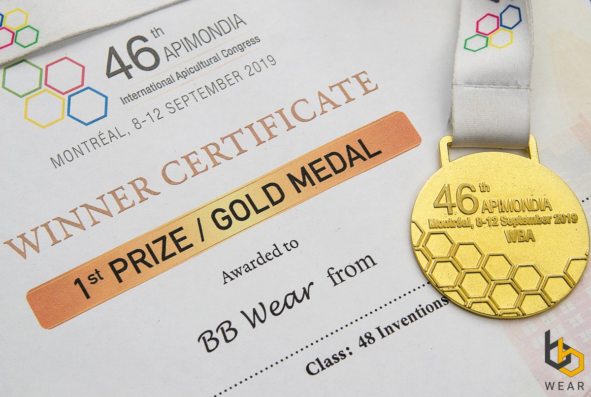 The best sting protection there is! We are so proud to have won the gold medal for the best and most innovative bee suit at Apimonda, the International Agricultural Congress. Find out about all benefits of the Ultra Suit here: bit.ly/3rb7BQu
#beesknees #beesuit #bbwear