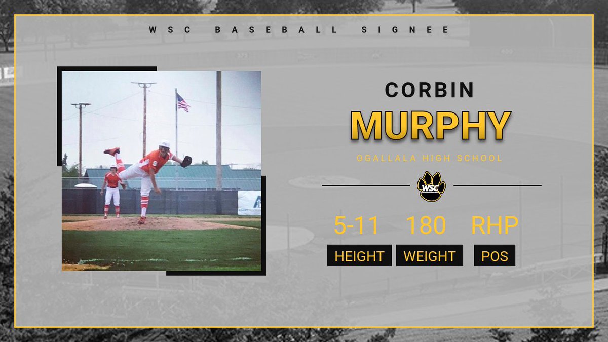 Welcome <a href="/corbinmurphy7/">corbin murphy</a> to the WSC Baseball Family!

#GoCats