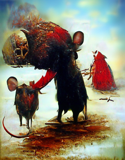 DigitalBrains4's tweet photo. #VQGAN #AIart #generativeart #clip 

the mouse that shall not be named https://t.co/JMe7GbaYBA