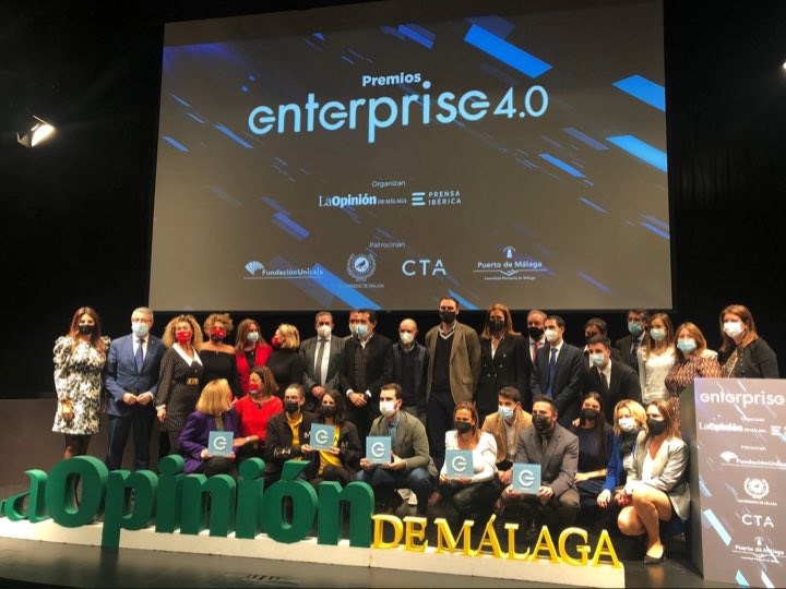 diputacionMLG's tweet photo. . @Francissalado ha felicitado a los galardonados, el Colegio El Pinar, #MartFormulaStudent, #SmartCostaDelSol, #Agrow y @activacar, “que son hoy reconocidos por su impresionante labor durante este último año”.

#PremiosEnterprise https://t.co/Nxkmmo2MOQ