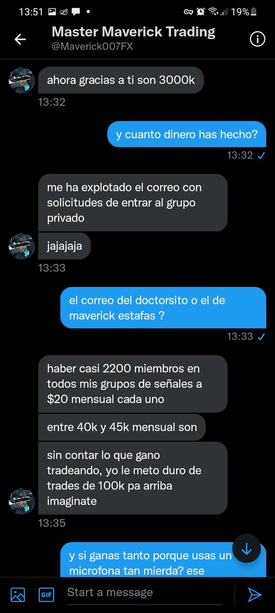 MARCIANOPHONE's tweet image. Esta rata no publica nada y no dice nada de la pagina caída y del robo, y esta hablando conmigo ppr DM tratando de ignorar todo referente a su estaga 🤣🤣 @Maverick007FX habla aquí sobre tu token de la UFC 🤣🤣
