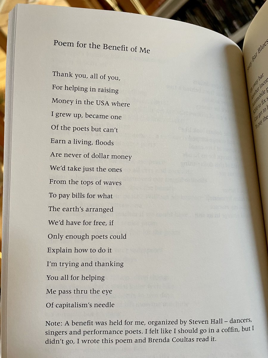 TomSnarsky's tweet photo. Bernadette Mayer 💜

(Bernadette got some bad health news recently — there’s a fund to support her set up here: https://t.co/W4AAhP0CTY) https://t.co/RWiJeO06rB