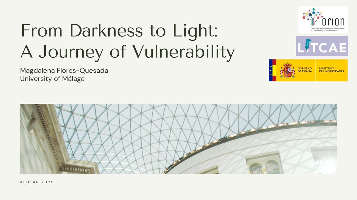 Happy to have shared my views on the notions of vulnerability and dispossession applied to the analysis of Kate Atkinson's _Behind the Scenes at the Museum_ at #AEDEAN44 <a href="/aedean2021/">AEDEAN2021</a>. Thanks to @orientationlit <a href="/litcae/">LITCAE</a> and <a href="/UniversidadGob/">Ministerio de Universidades</a> for the support.