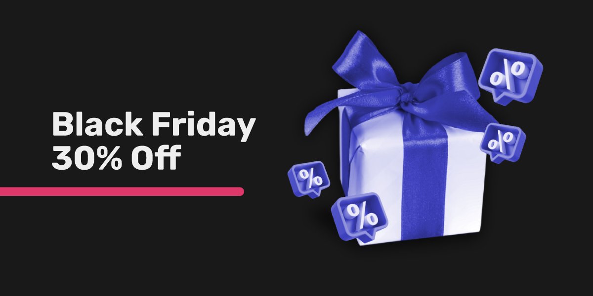 music24data's tweet photo. It's almost #BlackFriday and we're feeling generous 💕Grab 30% off on all plans now 🎁

⚡ Discount will be applied at the checkout automatically. No coupon code needed. https://t.co/Wjwm6eAW2s