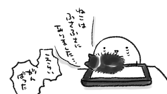 ねこ、すっかり毛が秋冬仕様になっててすごい
カリカリしっかり食べたもんね…えらいね… 