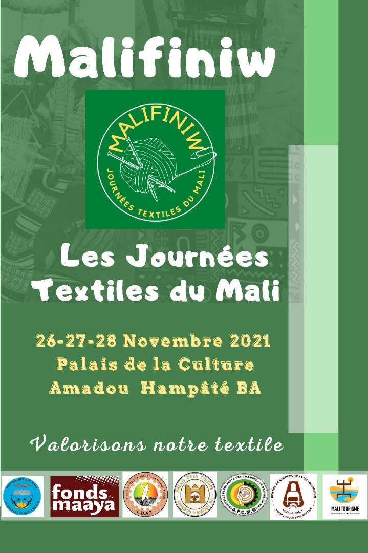 malitransforme's tweet photo. #Malifiniw (Journées Textiles du Mali) 
3 jours de conférences, d'expositions, de défilés pour présenter le textile local, la créativité malienne et surtout mettre en avant le coton du #Mali
Le Mouvement Transformons le Mali soutient cette initiative https://t.co/Pf50Ix1uOV