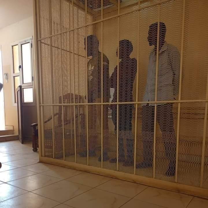 ShalallIslam's tweet photo. Today,in the Kosti Courts Complex, another trial was held for the protesters Abdul-Baqi Abdullah,Bakri and  Hamid, and the court decided to imprison the trio until they paid the specified fine of 3 million and 850 thousand SDG,and this is all without evidence,proof and witnesses https://t.co/pxXAYs2Wk0