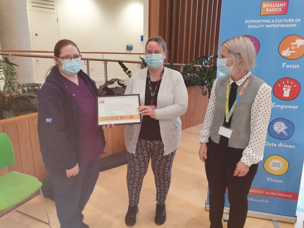 Great afternoon hearing about what some of our teams at Alder Hey have learned and achieved through Brilliant Basics and celebrate their completion of the formal programme as they start out on their journey to continuous improvement 👏 ♥️
