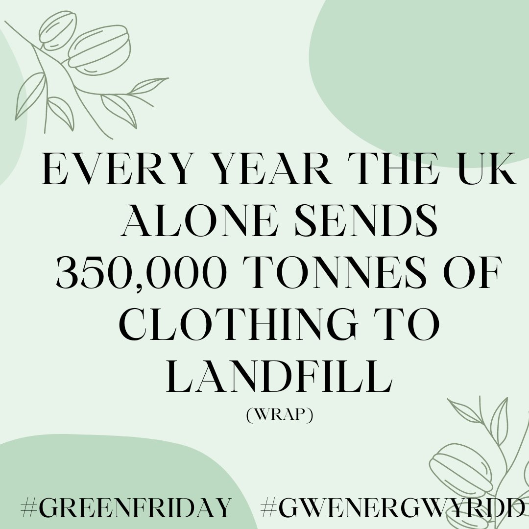 Keep_Wales_Tidy's tweet photo. This year, we’re asking for people to reconsider engaging with Black Friday. Instead, seek the sustainable or reused, support local shops or perhaps abstain from buying at all this #GreenFriday.
#BuyNothingDay #SustainableFashion #COPcymru #SHOPLESSLIVEMORE ⠀ https://t.co/PhMLtekXV3