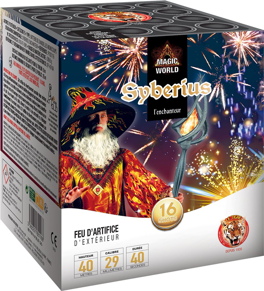 ArtificeOne's tweet photo. ONE ARTIFICE vous propose ce feu d'artifice COMPACT SYBERIUS L'ENCHANTEUR, 16 tirs automatique pendant 56,99€. 

#feudartifice https://t.co/dUz4MrSPuS