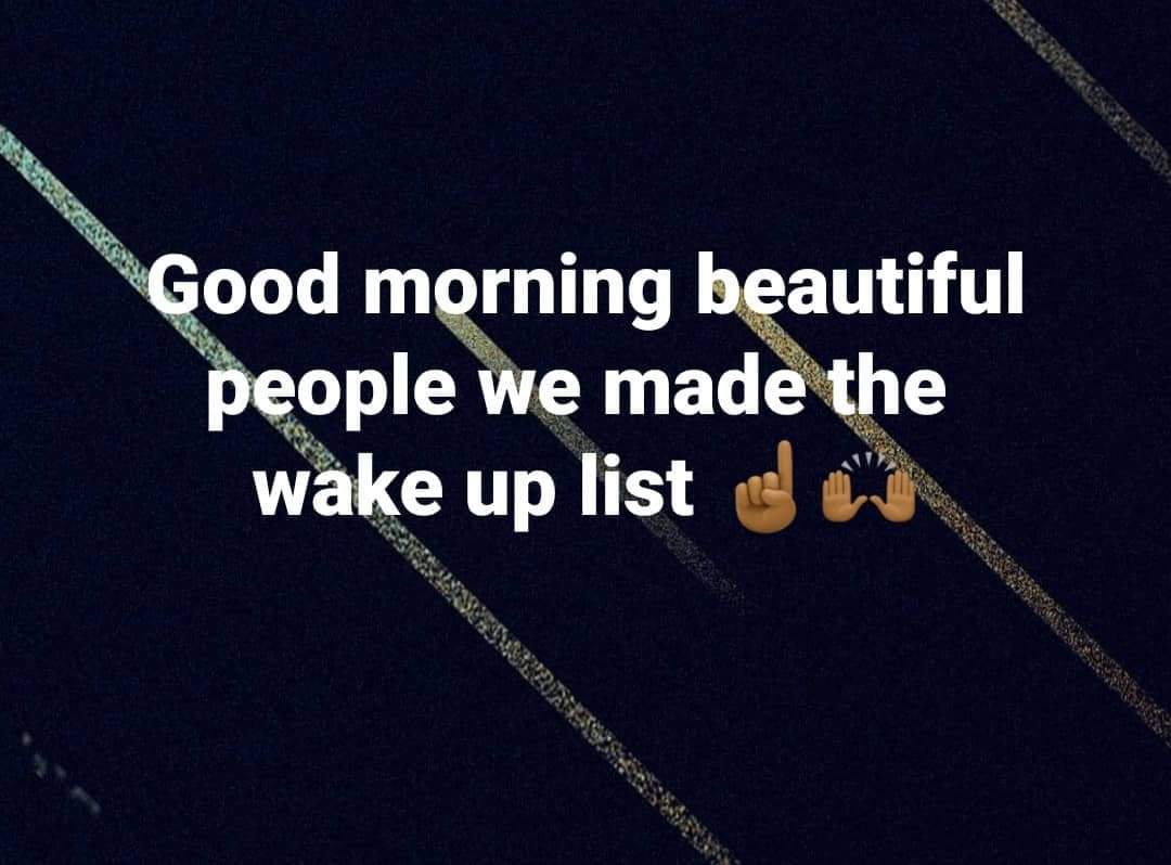 KevinBerthia's tweet photo. Good morning beautiful people 🙏🏾❤
#wakeuplist✅ https://t.co/N9ccyZTKbR