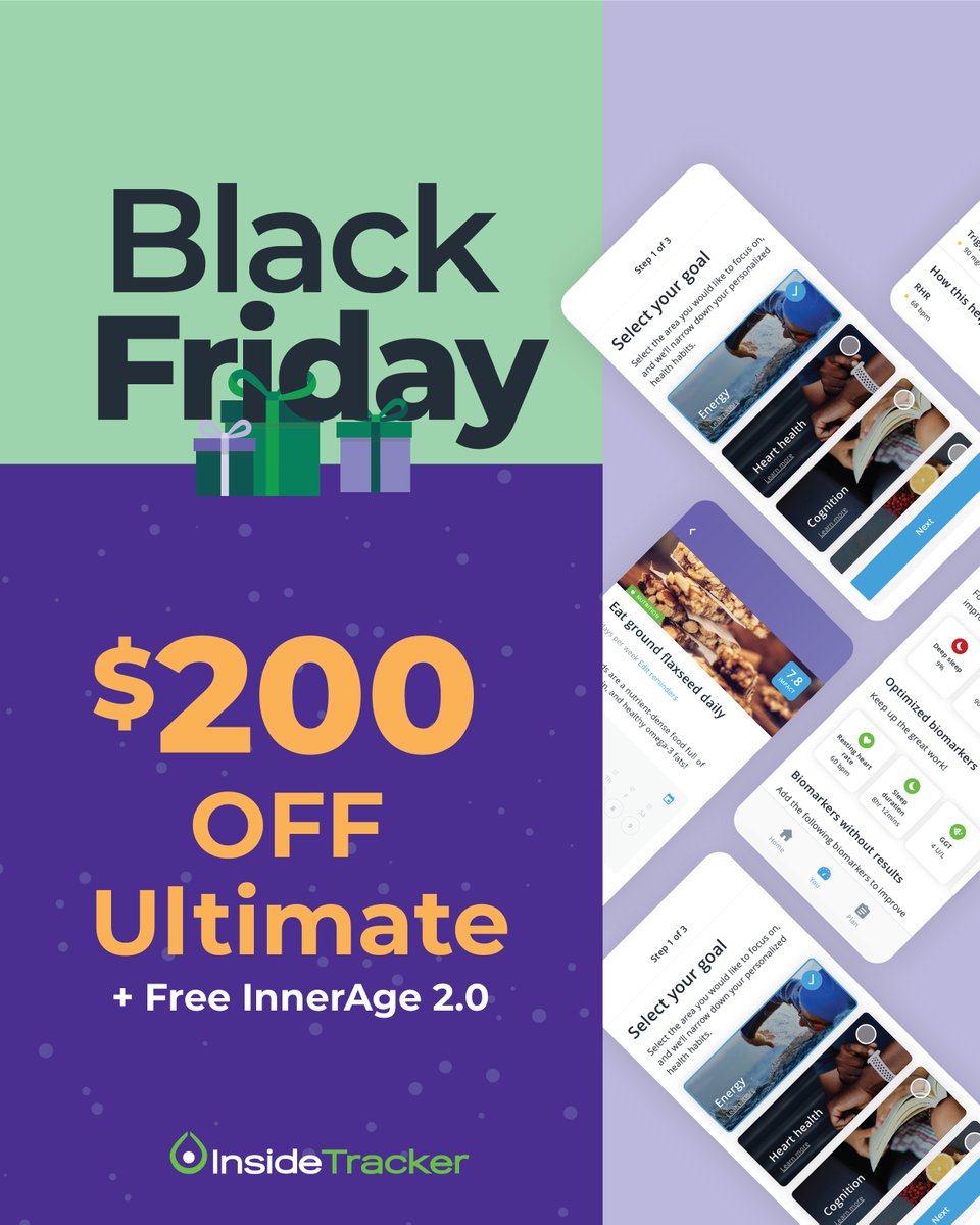 Our #sponsor, InsideTracker is offering their best deal of the year through 11:59pm PST on Monday 11/29. Get  $200 off InsideTracker’s Ultimate plan PLUS a free InnerAge ($99 value)! Order Ultimate at insidetracker.com/ultimate and enter code RRCAGIFT at checkout. #RRCA