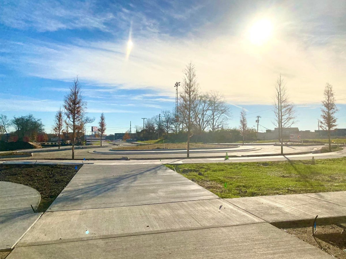 Today we are thankful for TREES planted around the Madison Station Blvd roundabout! 🍃 #madisontn #madisonstation