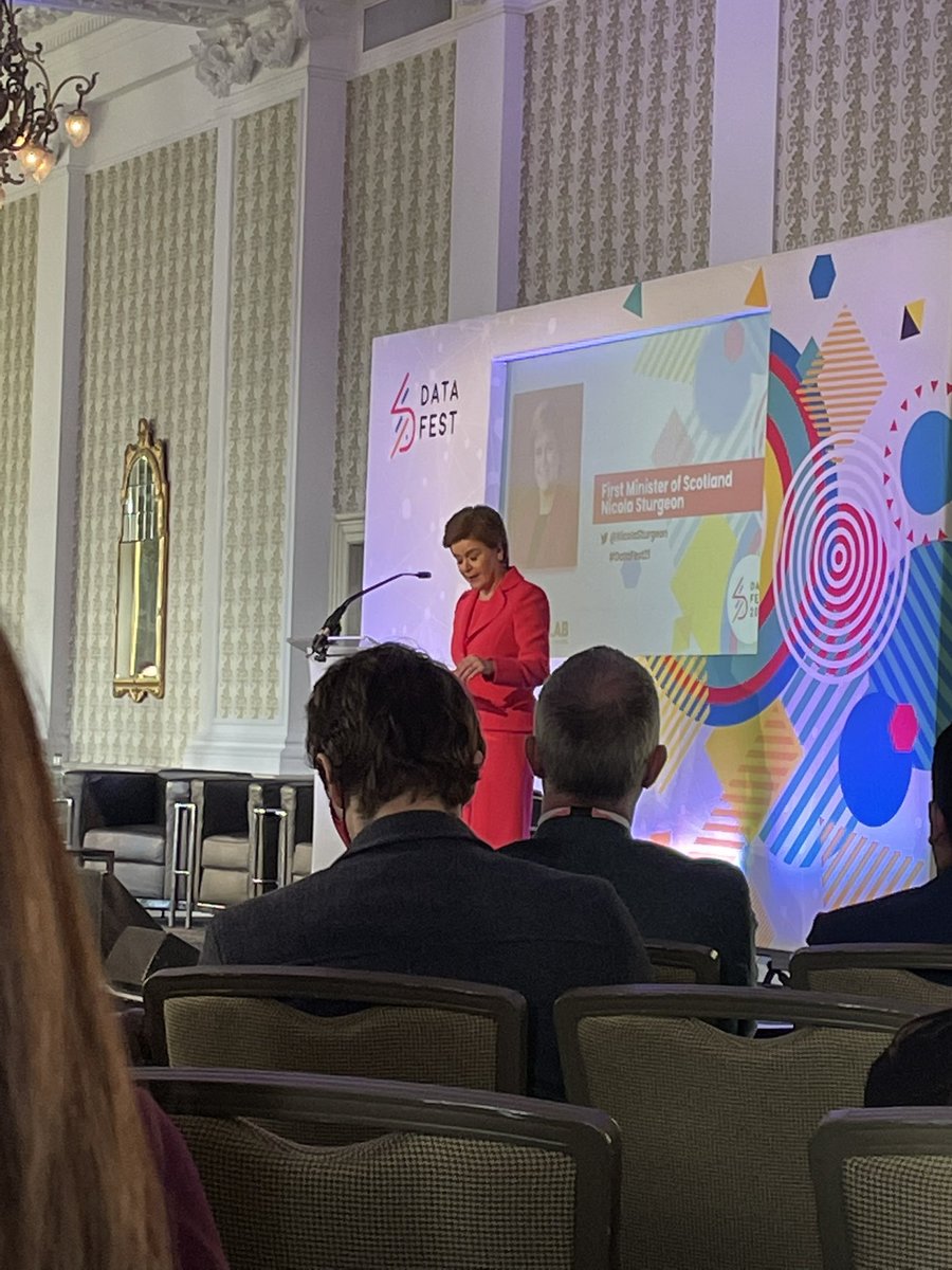 nicolat_SIS's tweet image. An enjoyable day at #DataSummit21 which focussed on #OurData. Some really insightful sessions and interesting new @scotlandis connections made.  Brilliant to hear @NicolaSturgeon talk about the importance of #data and the technology sector