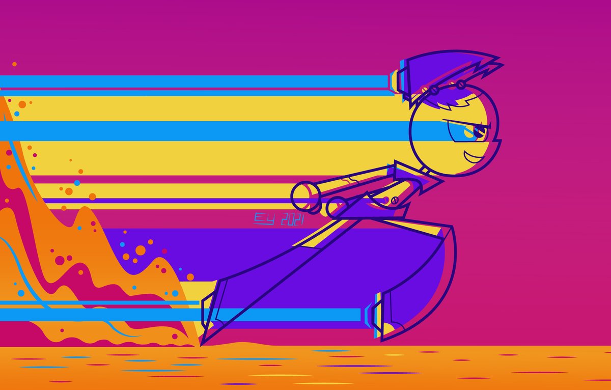 eyy_arts's tweet photo. gotta go fast

#mylifeasateenagerobot #jennywakeman https://t.co/n9f2GKfazD